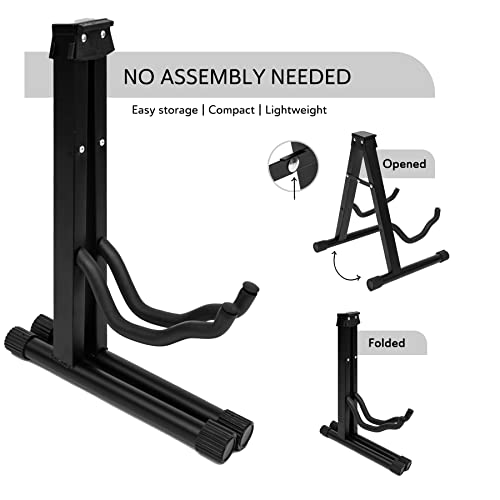 Straame Support universel pour guitare – Cadre en A, robuste, basse, électrique et de voyage – Pieds antidérapants… - Les Beatles, Paul McCartney, John Lennon, RIngo Starr, George Harrison Straame Support universel pour guitare – Cadre en A, robuste, basse, électrique et de voyage – Pieds antidérapants… – Image 3