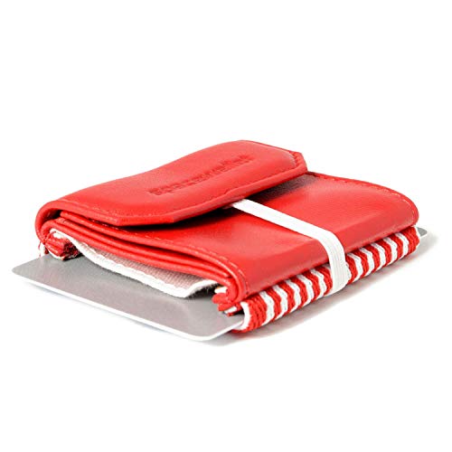 Space Wallet 2.0 - Portafoglio compatto, in vera