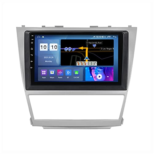 Genérico HTXPSM Android 10.0 - Reproductor de DVD estéreo para Coche con GPS, Pantalla táctil de 9 Pulgadas, Radio 2 DIN para Toyota Camry 2007-2011, Reproductor Multimedia MP5, Receptor de vídeo