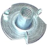 Hard-to-Find Fastener 014973322557 6-32-Inch Pronged Tee Nuts, 100-Piece