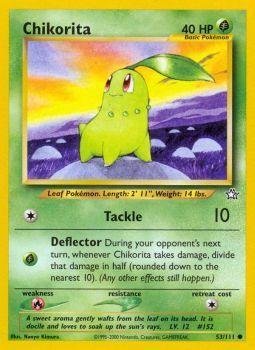 Pokemon - Chikorita (53) - Neo Genesis