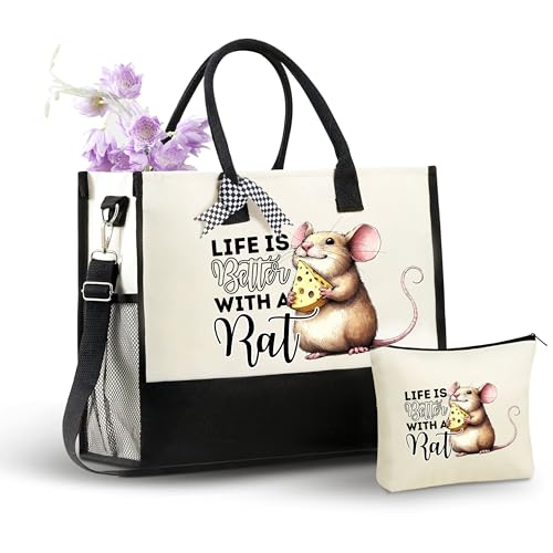 Bolso Tote para mujer con cierre y correa de hombro miniatura 1