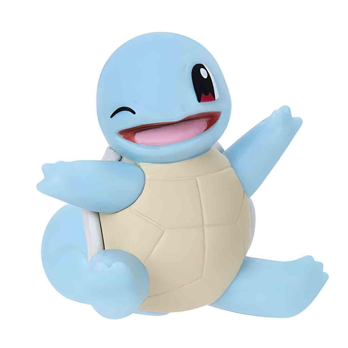 Pokémon Battle Figure 6 Pack - 5cm Figures Pawnii, Turtwig, Hoothoot, Torchic, Appletun, Squirtle - Official playset for Children 4+ Years