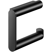 KEUCO Plan Toilet Roll Holder Open Shape Metal Black Matt
