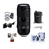 Tamron 100-400mm f/4.5-6.3 Di VC USD Lens for Nikon F, Bundle with 67mm Filter Kit, Lens Case, Flex Lens Shade, Cleaning Kit, Lens Cap Tether, Mac Software Kit