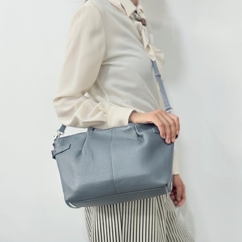 Classic Full Grain Leather Tote Bag for Women Adjustable Shoulder bag Real Leather Women's Bag for everyday use4