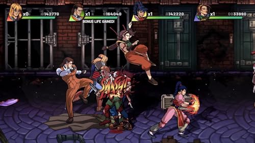 Night Slashers Remake Switch jeu horreur arcade beat them up - 4