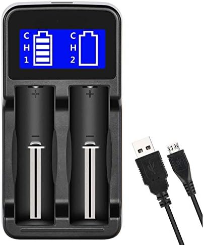 LCD Display Universal Intelligent USB Dual Battery Charger for many Rechargeable Batteries