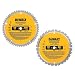 DEWALT 10-Inch Miter / Table Saw Blades, 60-Tooth Crosscutting & 32-Tooth General Purpose, Combo Pack (DW3106P5)