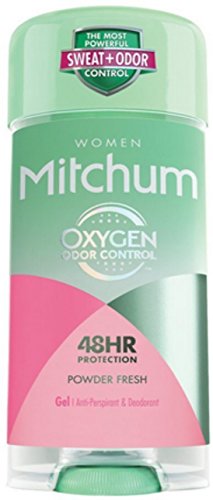 Mitchum For Women Anti-Perspirant Deodorant Clear Gel Powder Fresh 3.40 oz (Pack of 8)