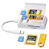 HOURUNTAIL SD/TF-Kartenleser USB Typ C mit SD-Kartenspeicher und Steckplatz USB 3.0 zu SD/Micro-Speicherkartenadapter für Phone14/15/16/17, Android-Smartphone/Tablet, MAC, PC, Laptop, Plug & Play