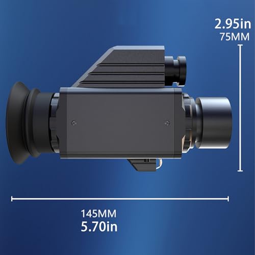 Monocular térmico, imagen térmica 2 en 1, resolución 320 x 320, cámara monoscópica de imagen térmica (60 Hz), resolución 4K, 11 modos, ampliación 7X, monocular térmico para noche miniatura 7