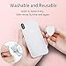 Cell Phone Finger Ring Stand with Sparkly Diamond, Nsiucion Heart Phone Ring Kickstand Holder [Washable] [Removable], 360°Rotation Zinc Alloy Ring Grip Stand for All Phones and Tablets (Silver)