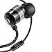GOgroove Earbud Headphones with Deep Bass & Comfortable Ear Gel Tips (Pink) - in Ear Earphones Featuring Noise Isolating Design, Durable Alloy Driver Housing, & Ergonomic Angled Stay-in Fit