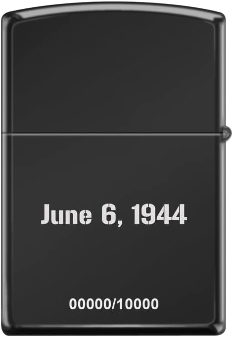 Zippo 80th Anniversary D-Day Limited Edition Lighter, Chrome
