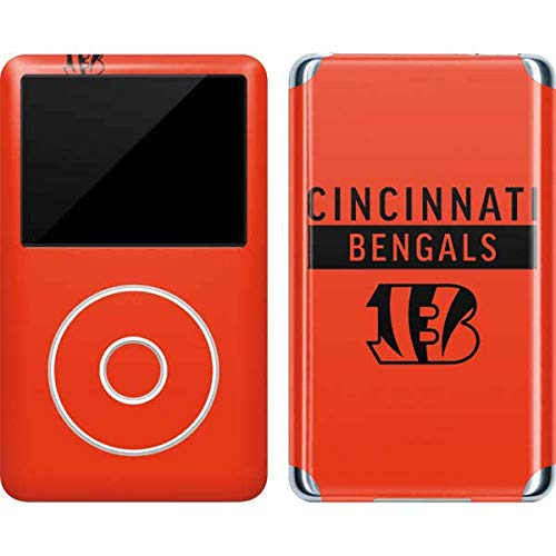 Skinit Decal MP3 Player Skin Compatible with iPod Classic (6th Gen) 80GB - Officially Licensed NFL Cincinnati Bengals Orange Performance Series Design