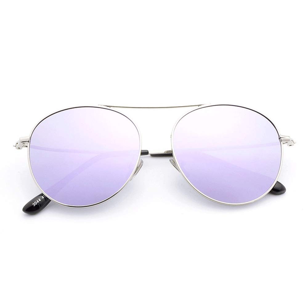Sunglasses Fashion Children Tiptop Prosperous Polarized Metal Frame Lenses Sunglasses (Color : Purple)
