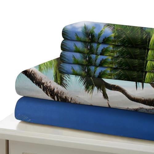 Drap de couette 3 pièces microfibre lavable machine grand lit 220x240 - 7