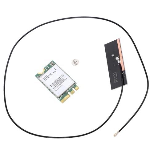 300Mbps Wireless Card with Bluetooth 4.0, NGFF M.2 WiFi Card Module, 7 8 10 Compatibility (with Antenna)