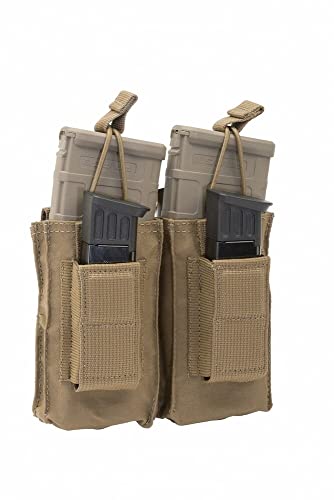T3 Magnet M4 Single Row Mag Pouch (2), Coyote Tan #TOP28
