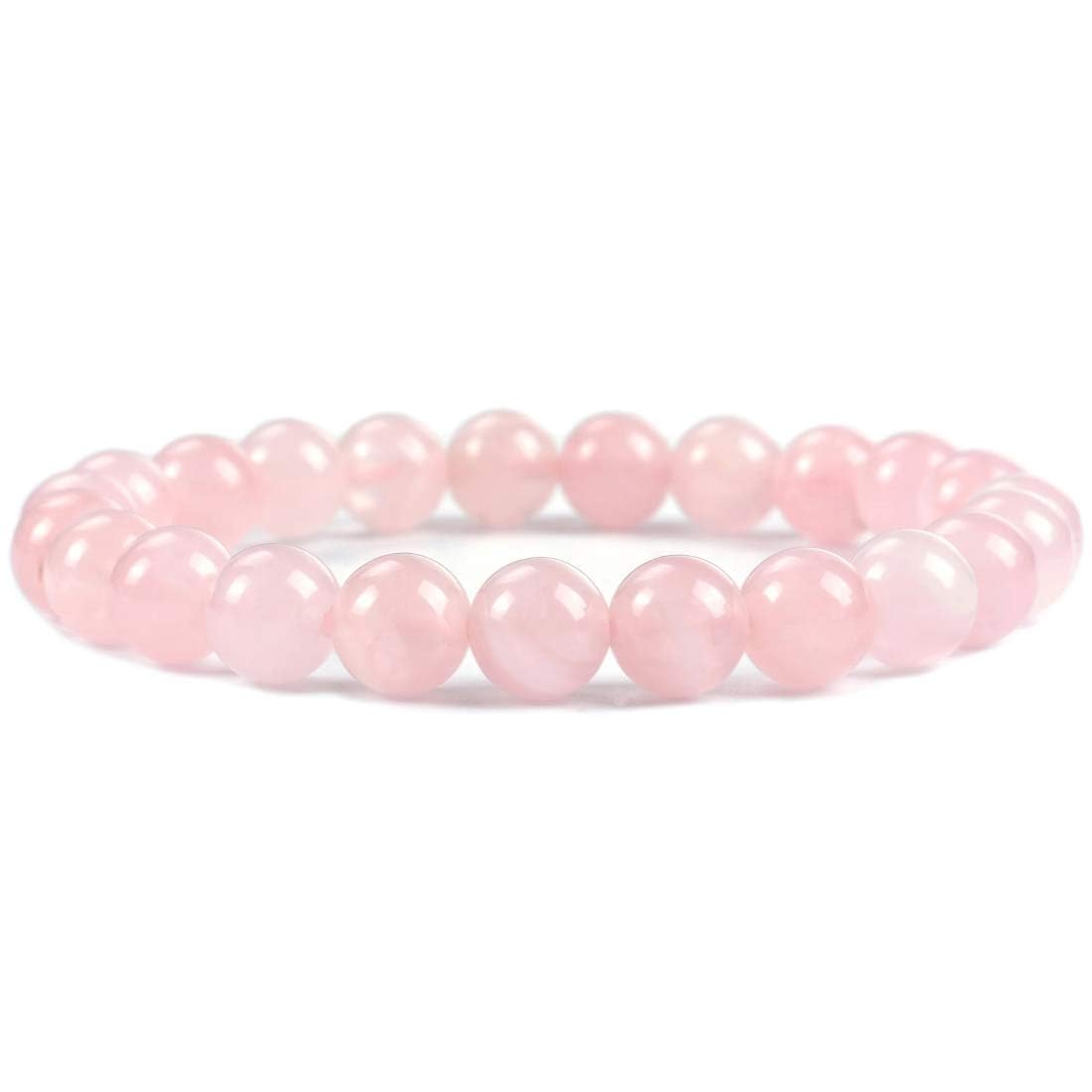 EDMIRIA 7 Day Bracelets | Natural Rose Quartz Semi Precious Reiki Chakra Stones for Friday | Day wise Healing Meditation Crystal 8mm Gemstones Bracelet for Men & Women (Friday) (B0CVDT1SQT) Amazon Price History, Amazon Price Tracker