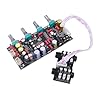 AUNMAS Microphone Preamplifier Board, ABS DSP Microphone Amplifier Module with Dual 6.35mm Jacks, 12V Noise Reduction Preamp, 3D Tuning for Karaoke Stage Performers #4