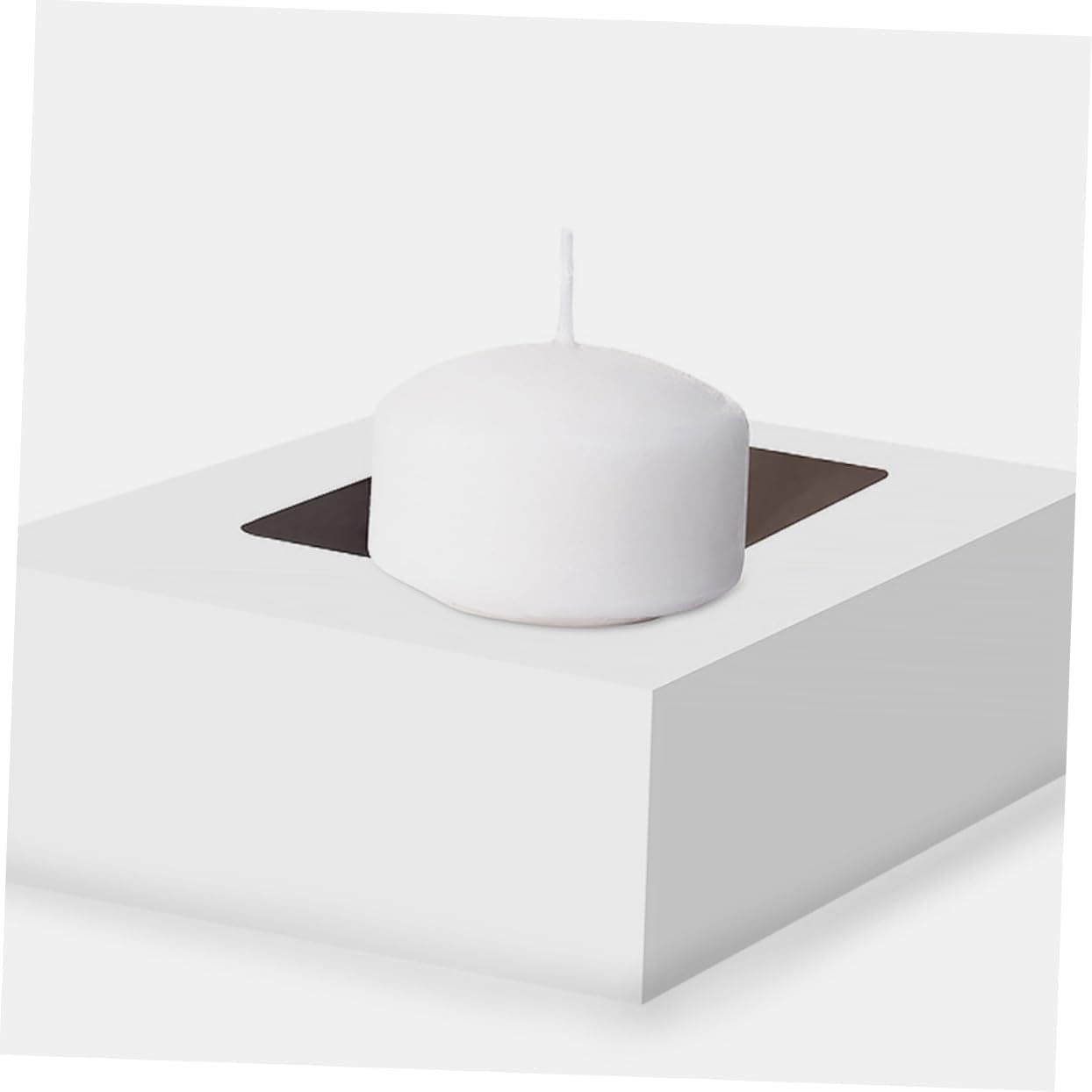 SOLUSTRE 10pcs Dripless Floating Candles for Romantic Settings for Weddings Birthdays and Dinner Parties Lightweight Water-Resistant Tealight Candles for Cylinder