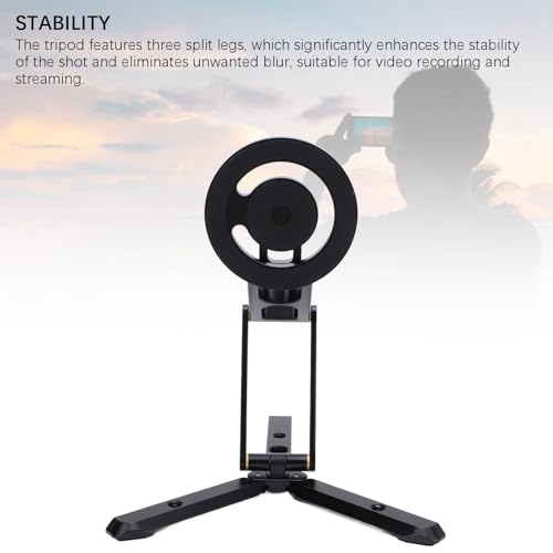Stand de bureau smartphone aluminium universel compatible avec iPhone 15 réglable - 5