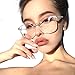Produktbild Blaulichtfilter Brille 0hne Stärke Computer Gaming Brille UV Schutzbrille gegen Kopfschmerzen Augenmüdigkeit Blaue Licht Blockieren Brille Blaulichtfilter Blueblocker Anti-Blaulicht ohne sehstärke