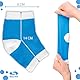 SULPO 3 Paare Fersensocken mit Silikon Einsatz - Silikon Fersenschutz, zur Hornhautpflege, Atmungsaktive Hornhaut Socken, Fersenschoner, Bequeme Silikon Socken