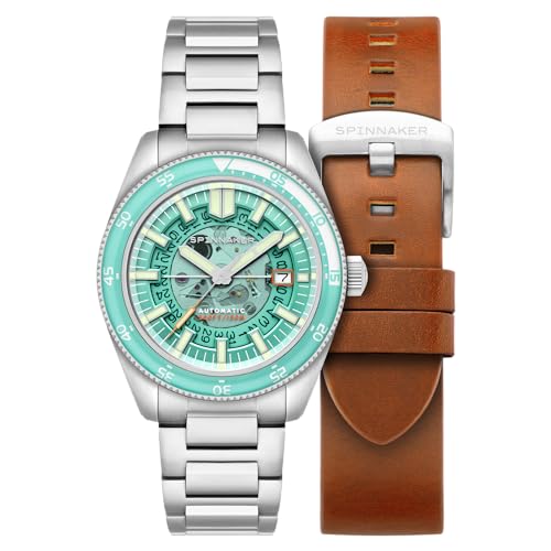 Image of Spinnaker Men's 43mm Fleuss Automatic Watch with Solid Stainless Steel Bracelet SP-5118