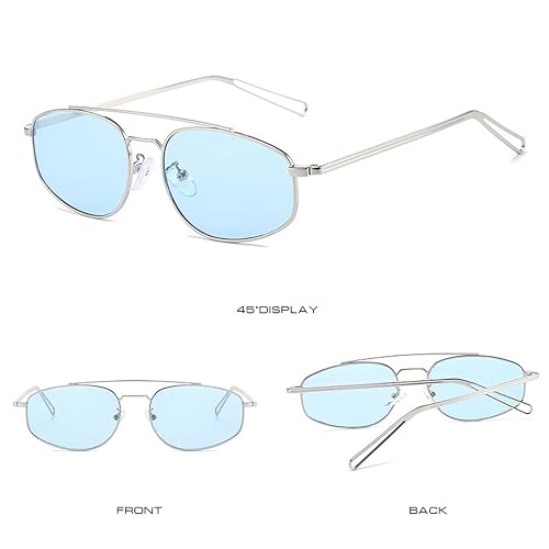 Retro Vintage Metal Frame Small Cat Eye Sunglasses2