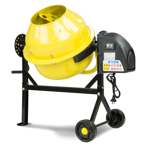63l Kartrite Portable Cement Concrete Mixer Electric Construction Sand Gravel
