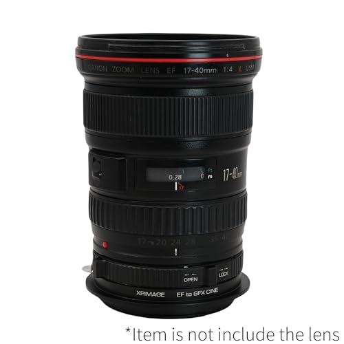 XPIMAGE Anillo Adaptador de Montura de Lente Compatible con Lentes Canon EOS EF a cámaras Fujifilm GFX GFX50 GFX100 - imagen 6