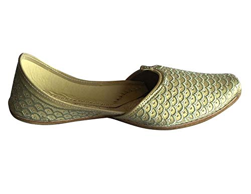 Mens Punjabi Jutti Sherwani Shoes Cream Gold Zari Shoes Designer Loafer Ethnic Footwear3