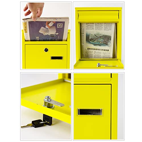 Boîte aux lettres extérieure grand volume pour courrier et colis avec code de sécurité - 3