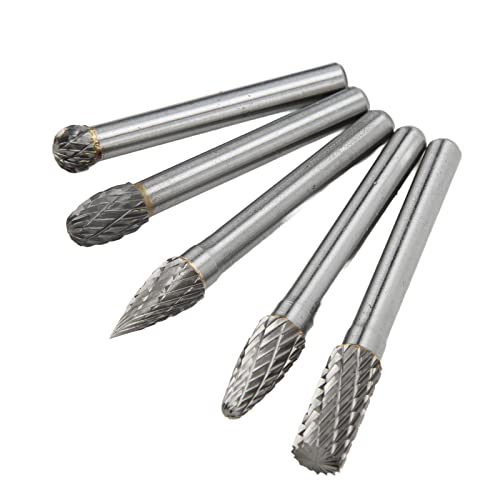 Juego de 5 fresas de carburo de tungsteno 6x8mm miniatura 7