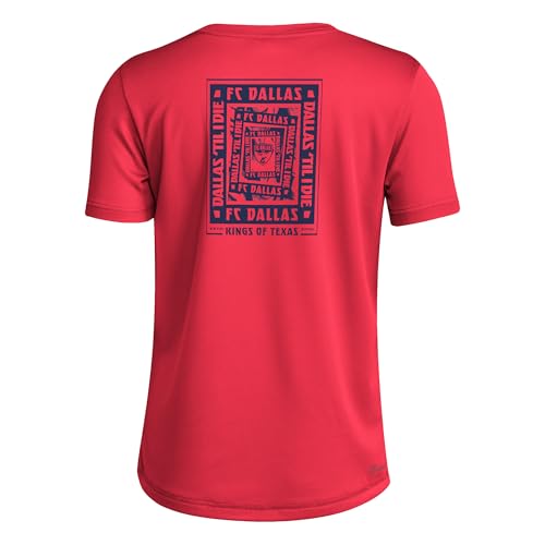 adidas Kids' FC Dallas Pre-Game Short Sleeve T-Shirt2