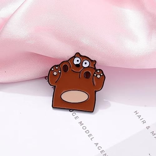 Image of Cute Enamel Pins Cartoon Lapel Pin Brooch Badge for Backpack Jackets Funny Tiger Pins for Gift Anime Enamel Pin for Clothing Hat Decoration