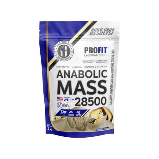 Profit Anabolic Mass 28500 Baunilha 3Kg