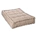 Di.Mo Casa Collection Futon Rona 100% Cotone Pavimento Cuscino, 60 cm Lunghezza x 90 cm Larghezza, Beige