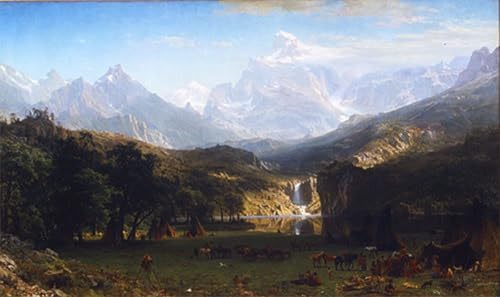 Impression tableaux peinture sur toile d'art de qualité supérieure Albert Bierstadt 60x90
