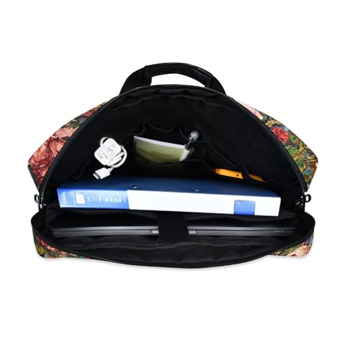 Bolsa para portátil con pintura de flores ALAZA 13-15.6 pulg miniatura 6