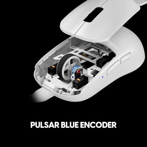 Image of Pulsar Gaming Gears X2H Wired Gaming Mouse, Ultra Lightweight 1.8 oz (51g), Symmetrical, Optical Switch, 26000 DPI, Motion Sync, PAW3395 Sensor (Medium, Wired, White)