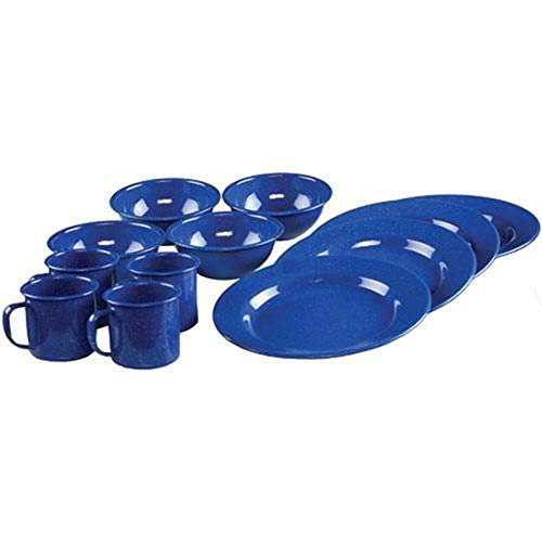 Enamelware 12 Piece Dinnerware Set
