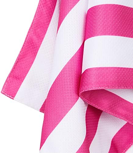 Dock & Bay QuickCool Cooling Towel - For Workouts & Sports - Cools to 15°C - Includes Bag - 25" x 12"/ 63x29cm - Cabana - Positano Peach