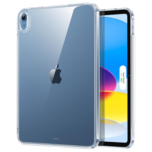 Image of ESR for iPad (A16) 11th /10th Generation Case(2025 /2022), Thin and Lightweight, Yellowing Resistant, Hard Acrylic Back, Air-Guard Corners, Flexible Frame, Classic Hybrid Back Cover, Clear