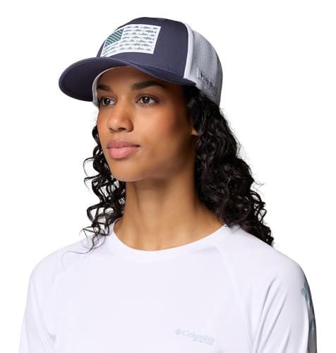 Image of Columbia Unisex Adult PFG Logo Mesh Ball Cap