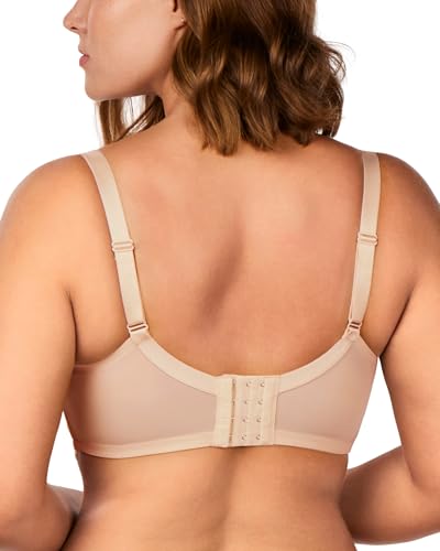 Image of HSIA Minimizer Bra for Women - Plus Size Full Coverage Lace Bra with Underwire, Non Padded