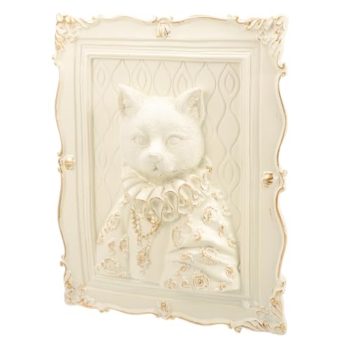 CORHAD Resin Animal Wall Relief Decor Creative Nordic Embossed Sculpture for Home Entrance Gallery Living Wall Ornament